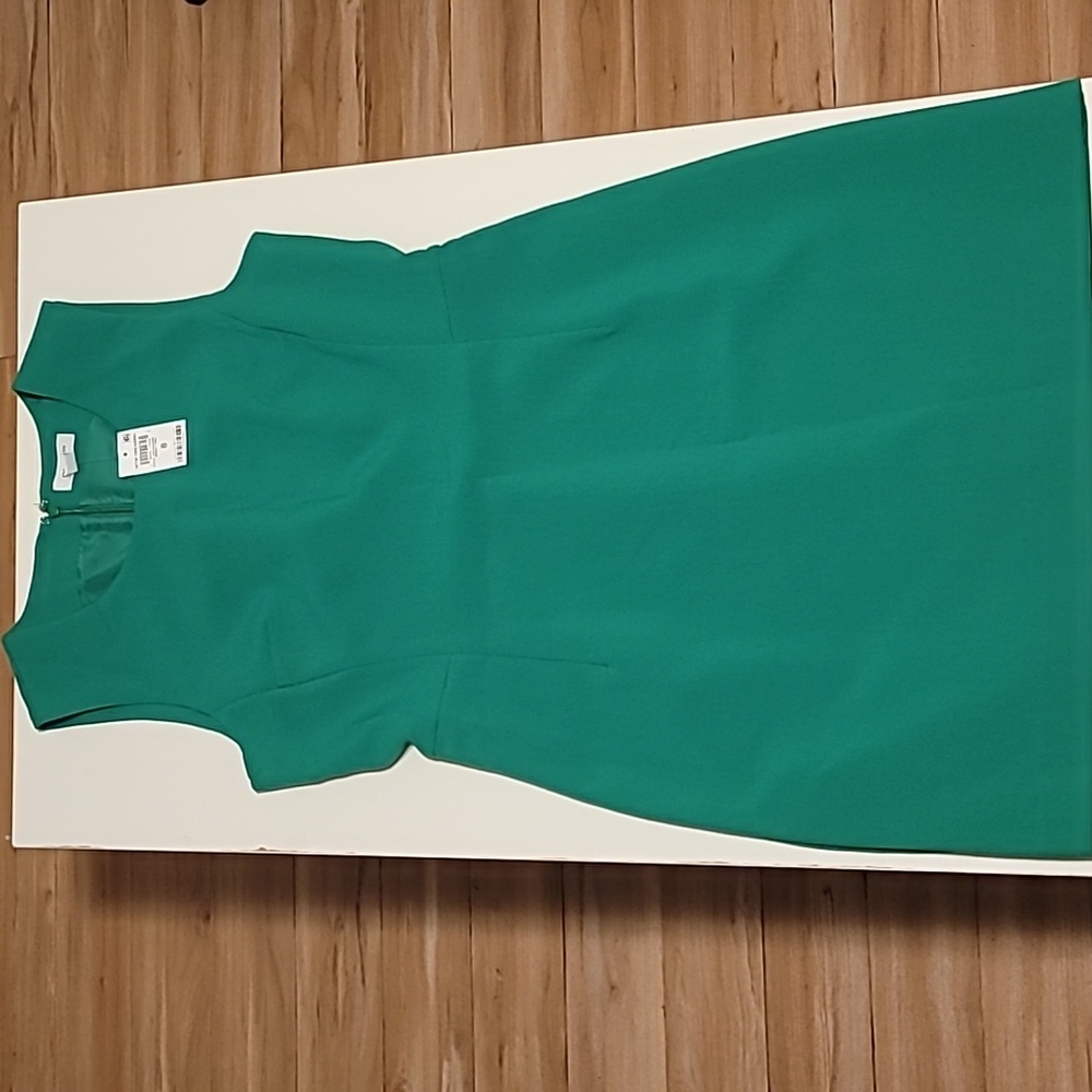 Elegant Green Sleeveless Dress